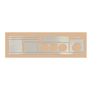 Decoratieve dashboardafdekking foto 2
