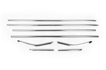 Ford Focus III 2011–2017 Onderste raamomlijsting (8 stuks, RVS) SW, Carmos - Turks roestvrij staal foto 5