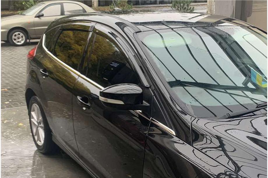 Ford Focus III 2011–2017 Onderste raamomlijsting (8 stuks, RVS) SW, Carmos - Turks roestvrij staal Image