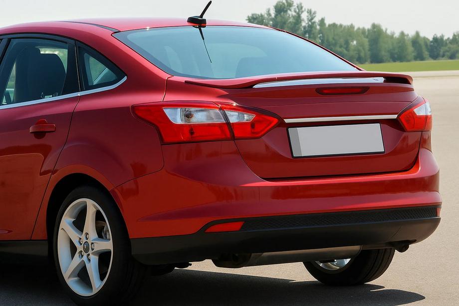 Ford Focus III 2011–2017 Smalle sierstrip boven kentekenplaat (RVS) Hatchback Image