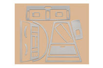 BMW X3 E83 2003–2010 Dashboard sierlijsten Aluminium foto 2