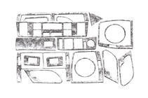 BMW X5 E53 1999–2006 Dashboardpanelen V-1 foto 4