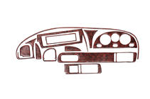 Chevrolet Tacuma/Rezzo 2000–2008 Dashboard sierlijsten Aluminium foto 1