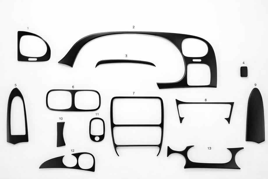 Chevrolet Trailblazer 2002–2012 Dashboardcover Aluminium Image