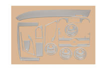 Chevrolet Aveo T250 2005–2011 Dashboardpanelen (grote set) foto 2