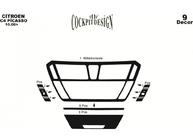 Citroen C-4 Picasso 2006–2013 Dashboard sierlijsten Carbonlook foto 7