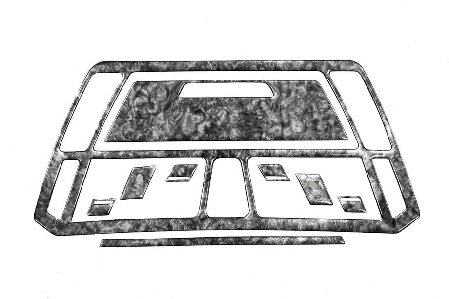 Citroen C-4 Picasso 2006–2013 Dashboard sierlijsten Titanium Foto 3