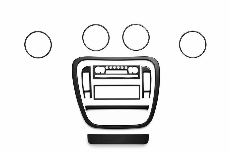 Citroen C-2 2003–2009 Dashboard sierlijsten Aluminium Image