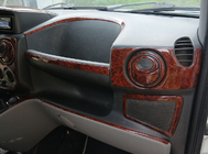 Fiat Doblo I 2005–2010 Dashboard sierlijsten Houtlook foto 13