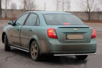 Chevrolet Lacetti 2003–2024 Achterbeschermbeugel AK002 (42 mm, RVS) foto 2