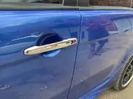 Mitsubishi Lancer X 2008– Chroom deurgreep covers (set van 4) foto 4