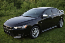 Mitsubishi Lancer X 2008– Spiegelkappen set (2 stuks) foto 1