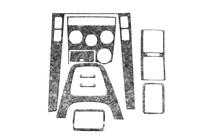 Hyundai Tucson JM 2004– Dashboardpanelen (diverse uitvoeringen) Carbonlook foto 2