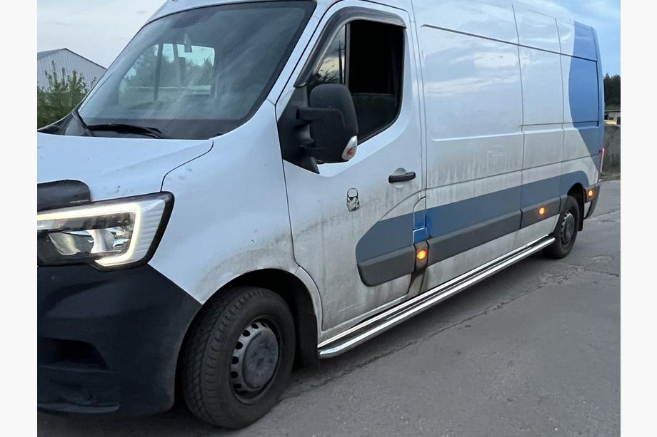 Opel Movano 2010–2021 Premium side steps (2 st., RVS) 60 mm, lange wielbasis Foto 4