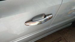 Opel Vectra C 2002–2008 Deurgreep covers (set van 4, RVS) Carmos - Turks staal foto 8