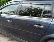 Opel Vectra C 2002–2008 Deurgreep covers (set van 4, RVS) Carmos - Turks staal foto 4