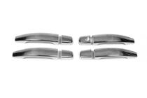 Opel Vectra C 2002–2008 Deurgreep covers (set van 4, RVS) Carmos - Turks staal foto 2