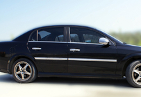 Opel Vectra C 2002–2008 Buiten raamomlijsting set (4-delig, RVS) OmsaLine - Italiaans roestvrij staal foto 3