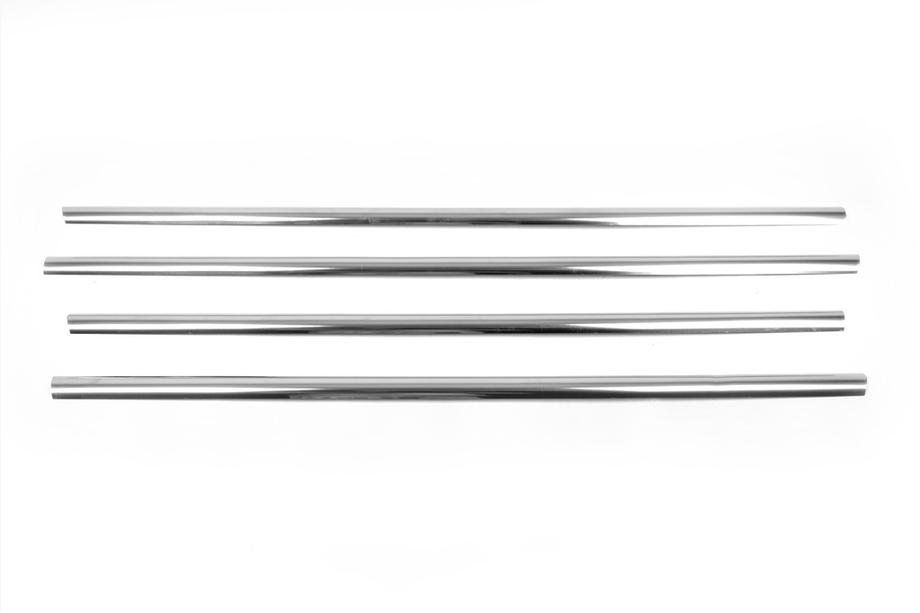 Opel Vectra C 2002–2008 Buiten raamomlijsting set (4-delig, RVS) Carmos - Turks staal Foto 2