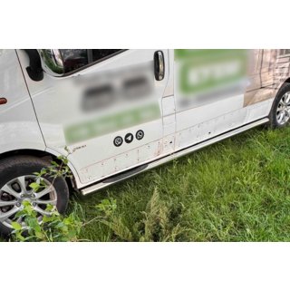 Sidebars (2 stuks, RVS) Opel Vivaro 2001–2015 foto 4