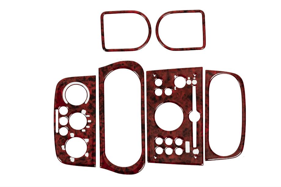 Opel Corsa C 2000–2006 Dashboard sierlijsten Houtlook Image