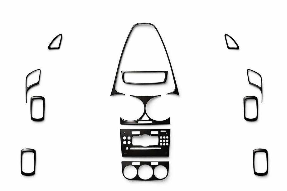 Opel Corsa D 2007–2014 Dashboard sierlijsten Titanium Image