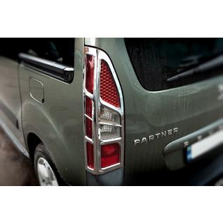 Hoek-achterlichtcovers (set 2 stuks, kunststof) Peugeot Partner Tepee 2008–2018 foto 1