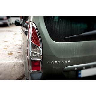 Hoek-achterlichtcovers (set 2 stuks, kunststof) Peugeot Partner Tepee 2008–2018 foto 4