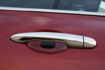 Renault Koleos 2008–2016 RVS deurgreep covers Set van 4 stuks, OmsaLine - Italiaans roestvrij staal foto 1