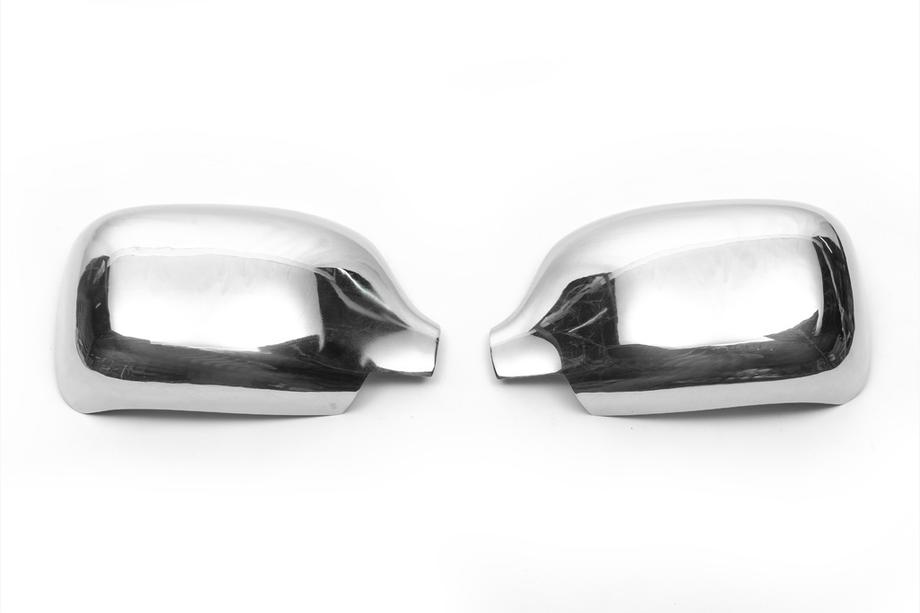 Renault Kangoo 1998–2008 Chromen spiegelkappen (2004-2008, 2 stuks) OmsaLine - Italiaans roestvrij staal Foto 2