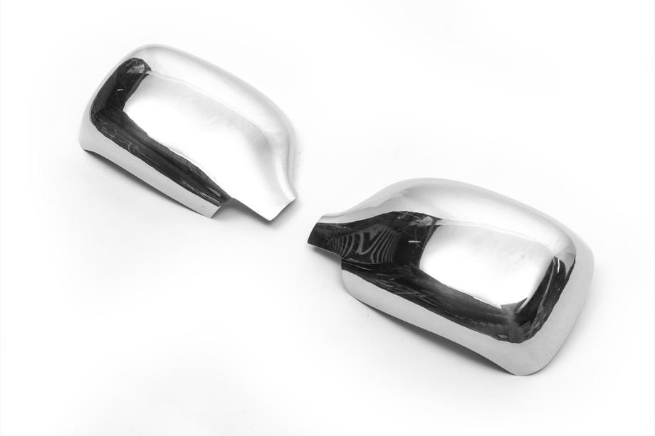 Renault Kangoo 1998–2008 Chromen spiegelkappen (2004-2008, 2 stuks) OmsaLine - Italiaans roestvrij staal Foto 5