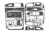 Toyota Land Cruiser 100 1998–2007 Dashboard sierlijsten Aluminium foto 4