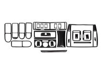 Volkswagen Passat B5 1997–2005 Dashboardpanelen 2004-2005 Pianozwart foto 5