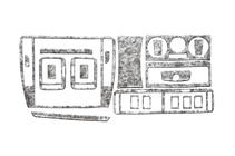 Volkswagen Passat B5 1997–2005 Dashboardpanelen 2004-2005 Pianozwart foto 3