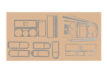 Volkswagen Bora 1998–2004 Auto-interieur tuning Aluminium foto 2