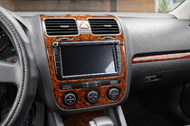 Volkswagen Jetta 2006–2011 Dashboard sierlijsten Aluminium foto 1