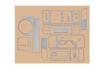 Volkswagen T5 2010–2015 Dashboard sierlijsten Aluminium foto 8