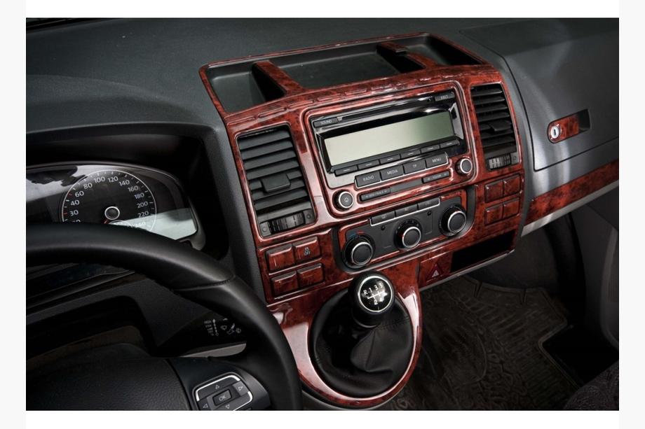 Volkswagen T5 2010–2015 Dashboard sierlijsten Houtlook Foto 4