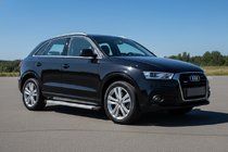 Audi Q3 2011–2019 Zijtreden Maya V2 (set van 2, aluminium) foto 1