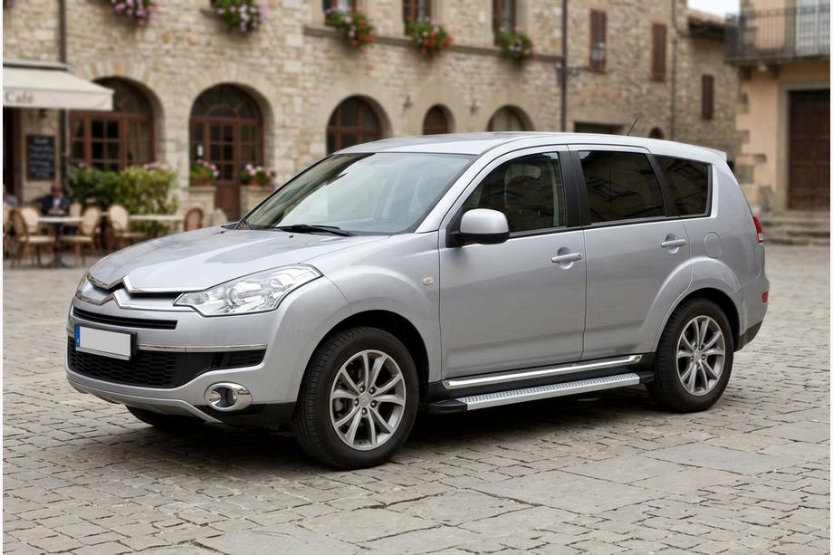 Citroen C-Crosser 2007–2013 Zijtreden Maya V2 (set van 2, aluminium) Image