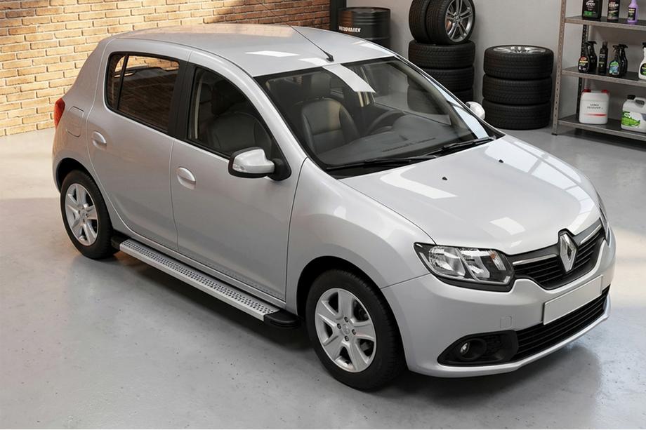 Dacia Sandero 2013–2020 Zijtreden Maya V2 (set van 2, aluminium) Image