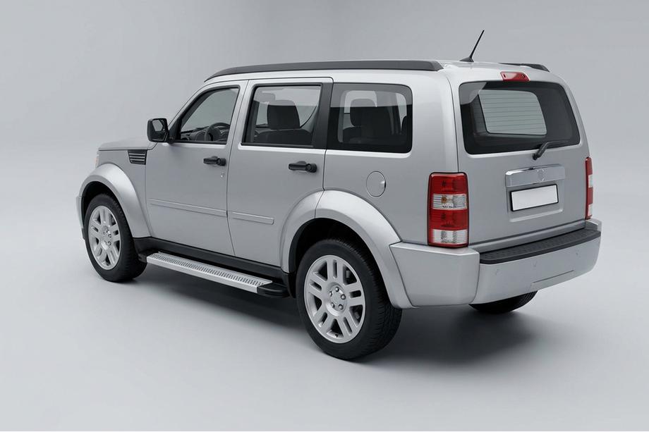 Dodge Nitro 2006–2011 Zijtreden Maya V2 (set van 2, aluminium) Image
