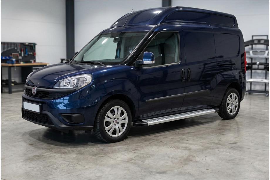 Fiat Doblo II 2010–2022 Zijtreden Maya V2 (set van 2, aluminium) Image