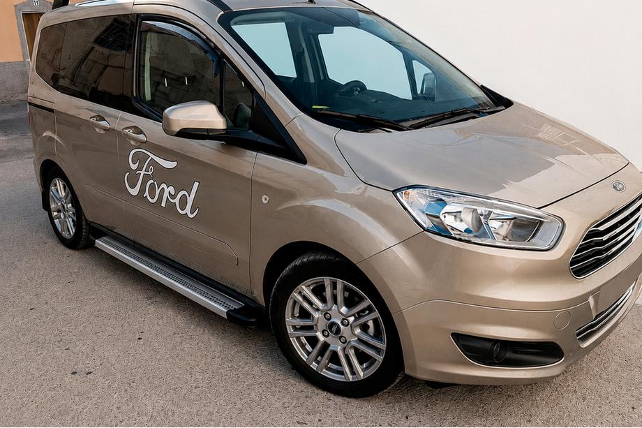 Ford Courier 2014–2023 Zijtreden Maya V2 (set van 2, aluminium) Image