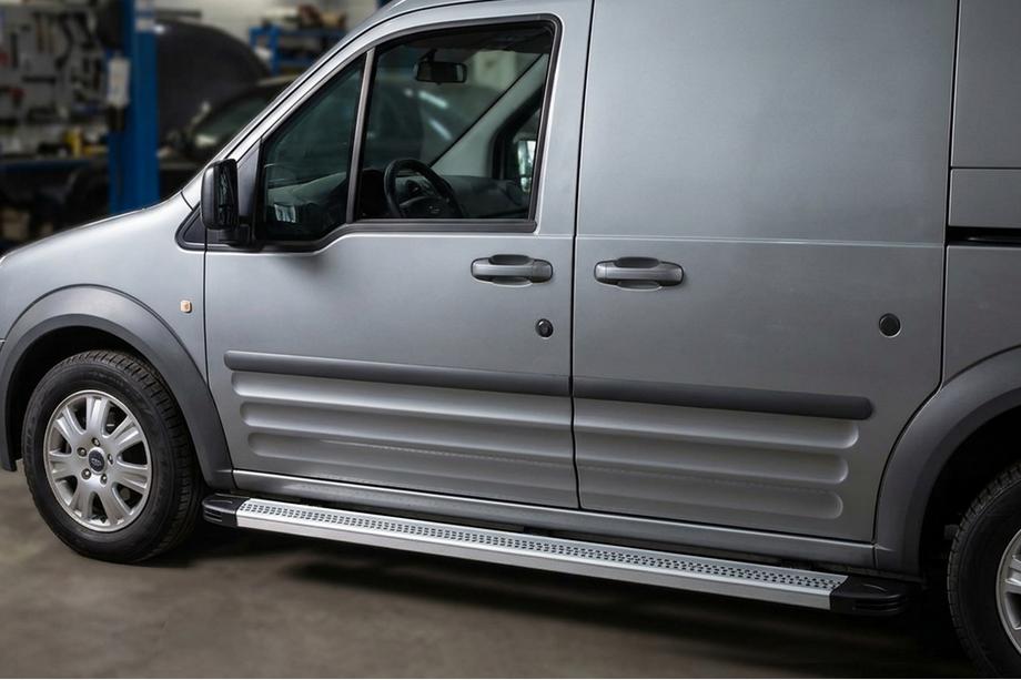 Ford Connect 2006–2009 Zijtreden Maya V2 (set van 2, aluminium) Image