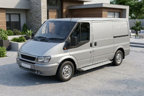 Ford Transit 2000–2014 Zijtreden Maya V2 (set van 2, aluminium) foto 1