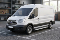 Ford Transit 2014– Zijtreden Maya V2 (set van 2, aluminium) foto 1