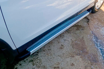 Honda CRV 2012–2016 Zijtreden Maya V2 (set van 2, aluminium) foto 8