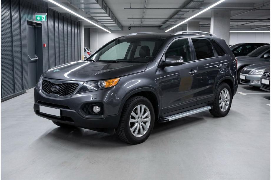 Kia Sorento II XM 2009–2014 Zijtreden Maya V2 (set van 2, aluminium) Image