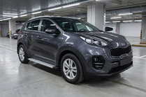 Kia Sportage 2015–2021 Zijtreden Maya V2 (set van 2, aluminium) foto 1